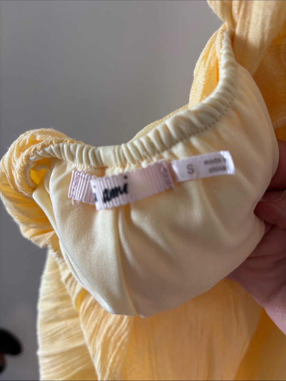 miami Yellow Ruffle Mini Dress - Picture 3 of 3